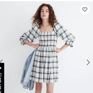Madewell flannel dress